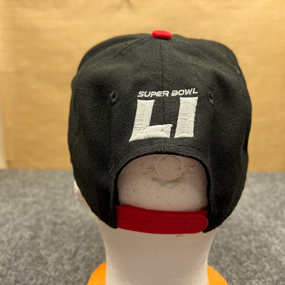New Era 9Fifty NFL Super Bowl LI Houston Cap Adult Fitted Medium/Large Black Hat - Picture 4 of 11